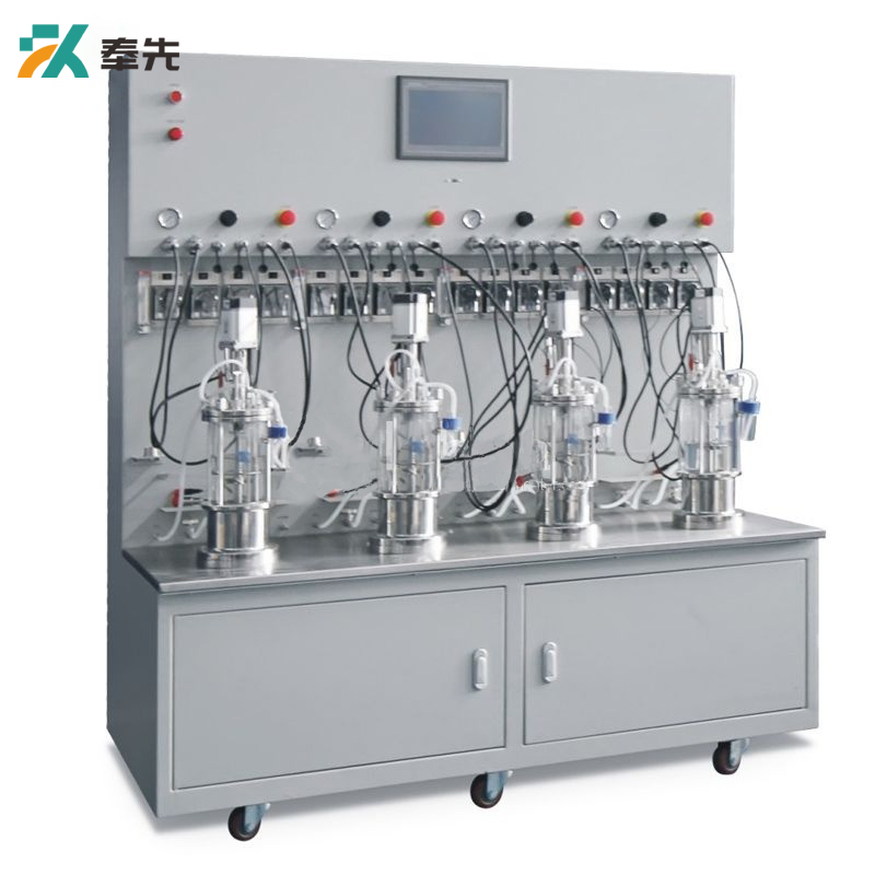 1L Quadruple Off-site Sterilization Mechanical Mixing Mini Bioreactor