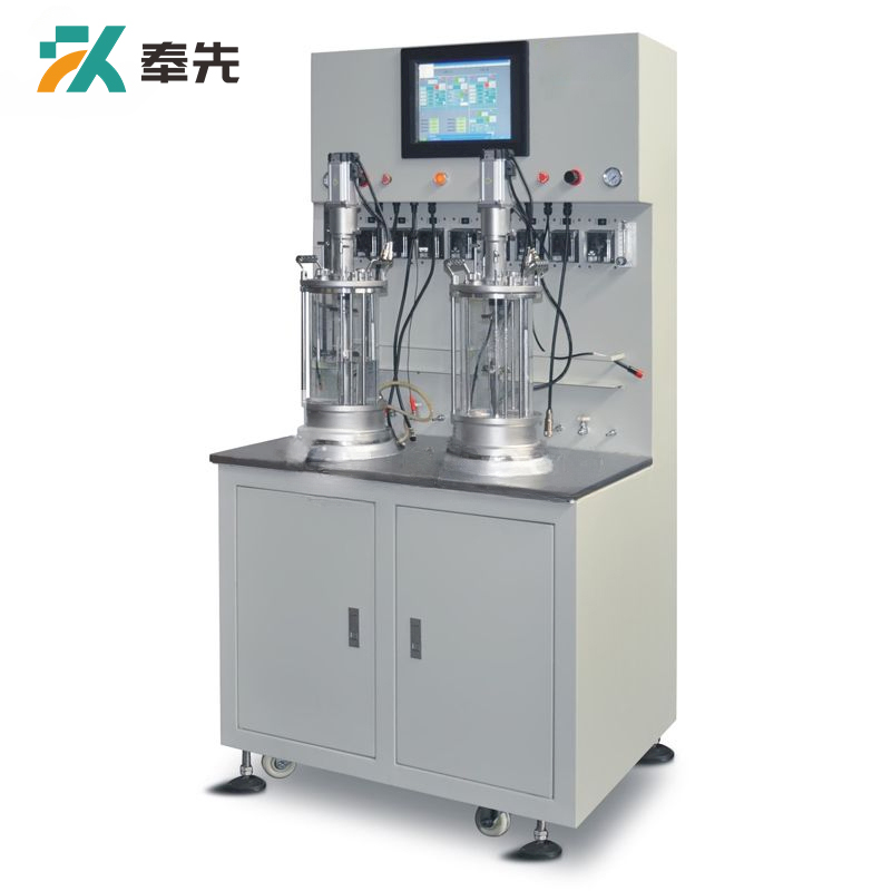 Cabinet Type Mechanical Mixing Parallel Double Glass Bioreactor