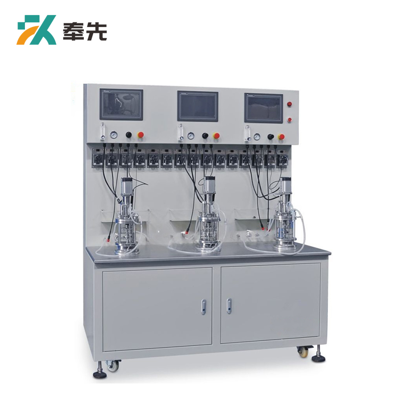 Off-site Sterilization Mechanical Mixing Triple Glass Bioreactor